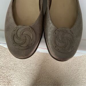 The Flexx Bon Bon Medallion Ballet Flats Leather 8.5